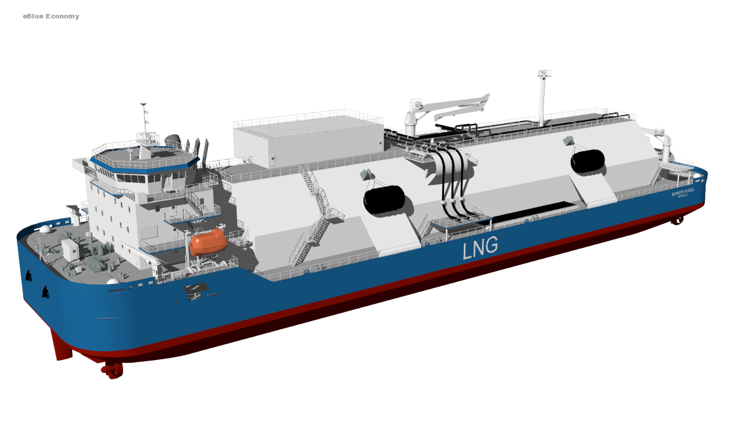 eBlue_economy_Bureau Veritas approved in principle to the innovative design LNG bunkering vessel