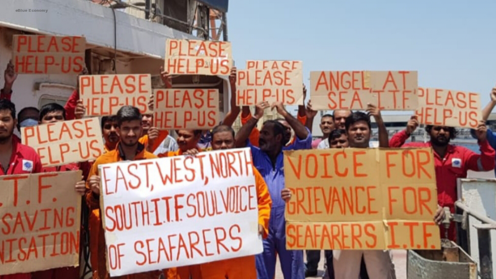 eBlue_economy_ Seafarers on hunger strike, hospitalised in Kuwait to stop families going hungry