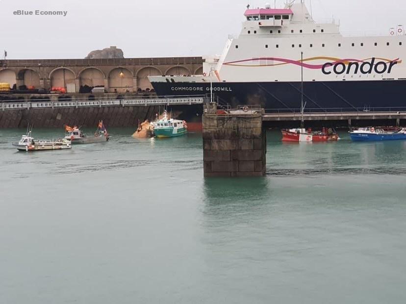 eBlue_economy_ French fishers return home from Jersey as talks end in deadlock