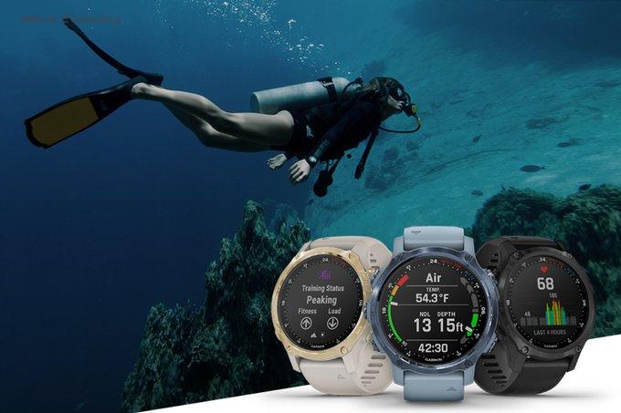 eBlue_economy_Garmin Introduces its Smallest Watch-Style Dive Computer_ the Descent Mk2S