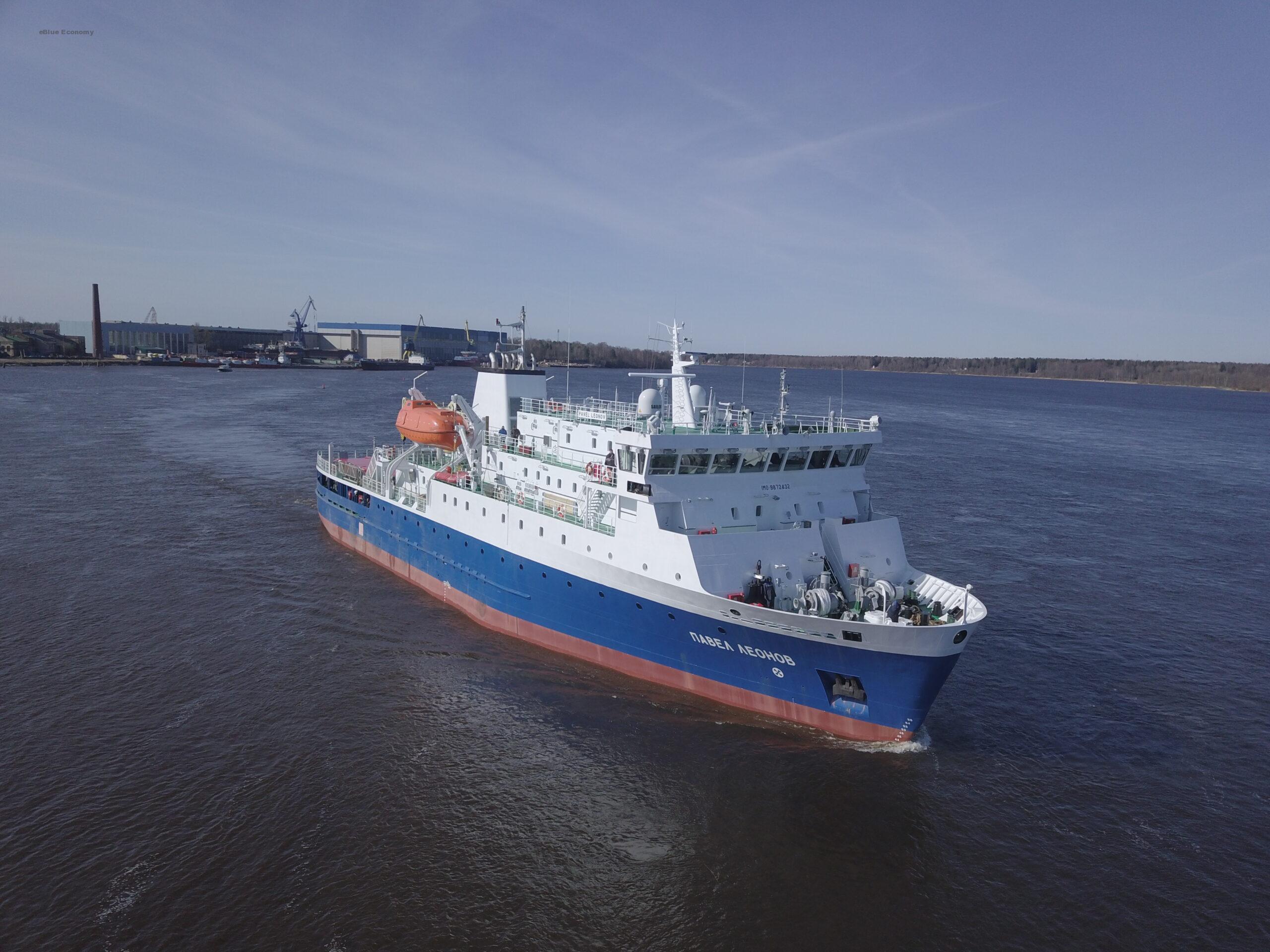 eBlue_economy_Nevsky Shipyard delivers cargo-passenger vessel of Project PV22, Pavel Leonov