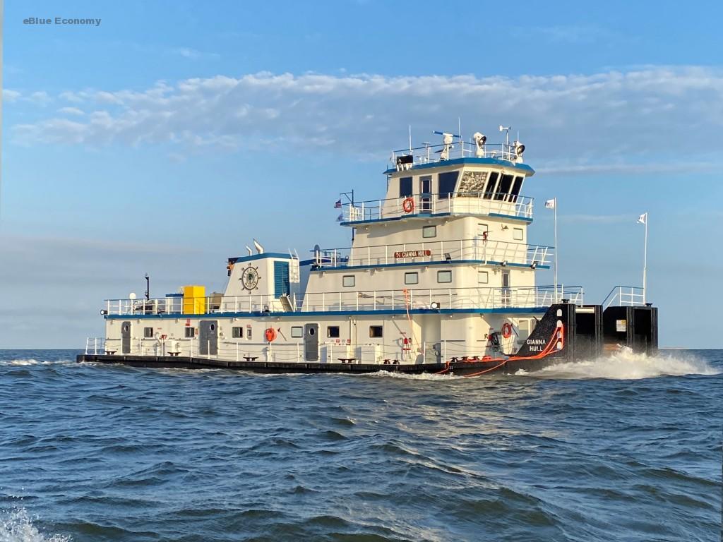 eBlue_economy_Metal Shark delivers third towboat in series to FMT