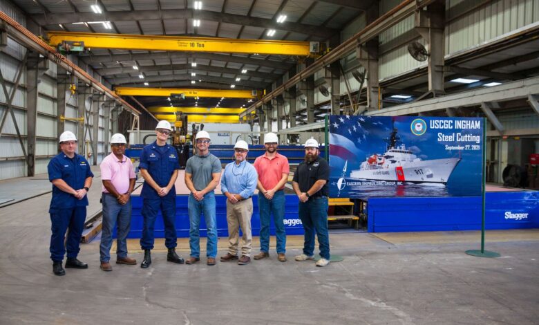 eBlue_economy_Eastern Shipbuilding Group Announces Commencement of Steel Cutting