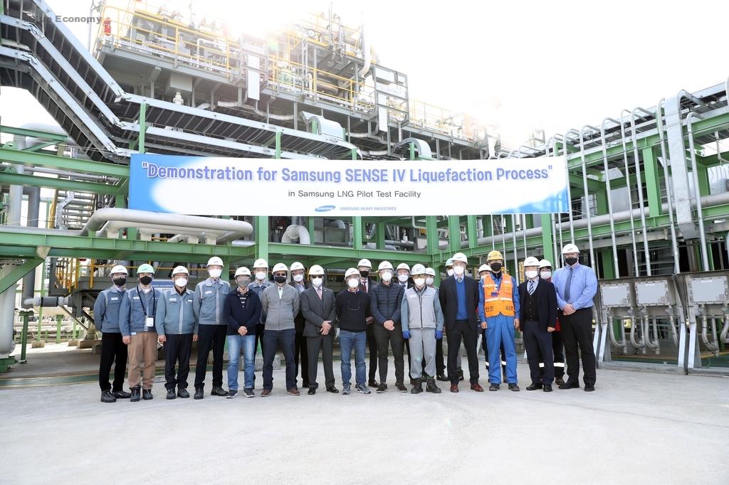 eBlue_economy_Samsung Heavy Successfully Demonstrated Its Own Natural Gas Liquefaction Proces