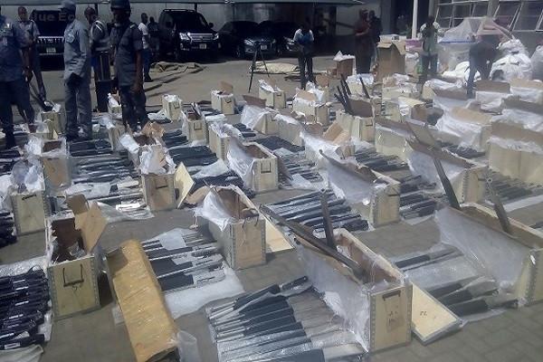eBlue_economy_Customs intercepts container loaded with guns in Lagos