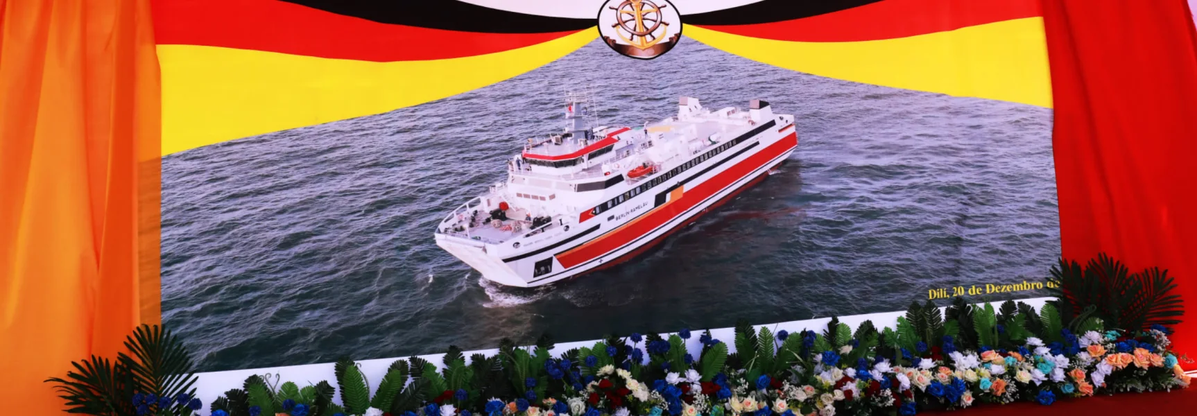 eBlue_economy_Damen Shipyards hands over new RoPax 6716 to Port Authority of Timor-Leste