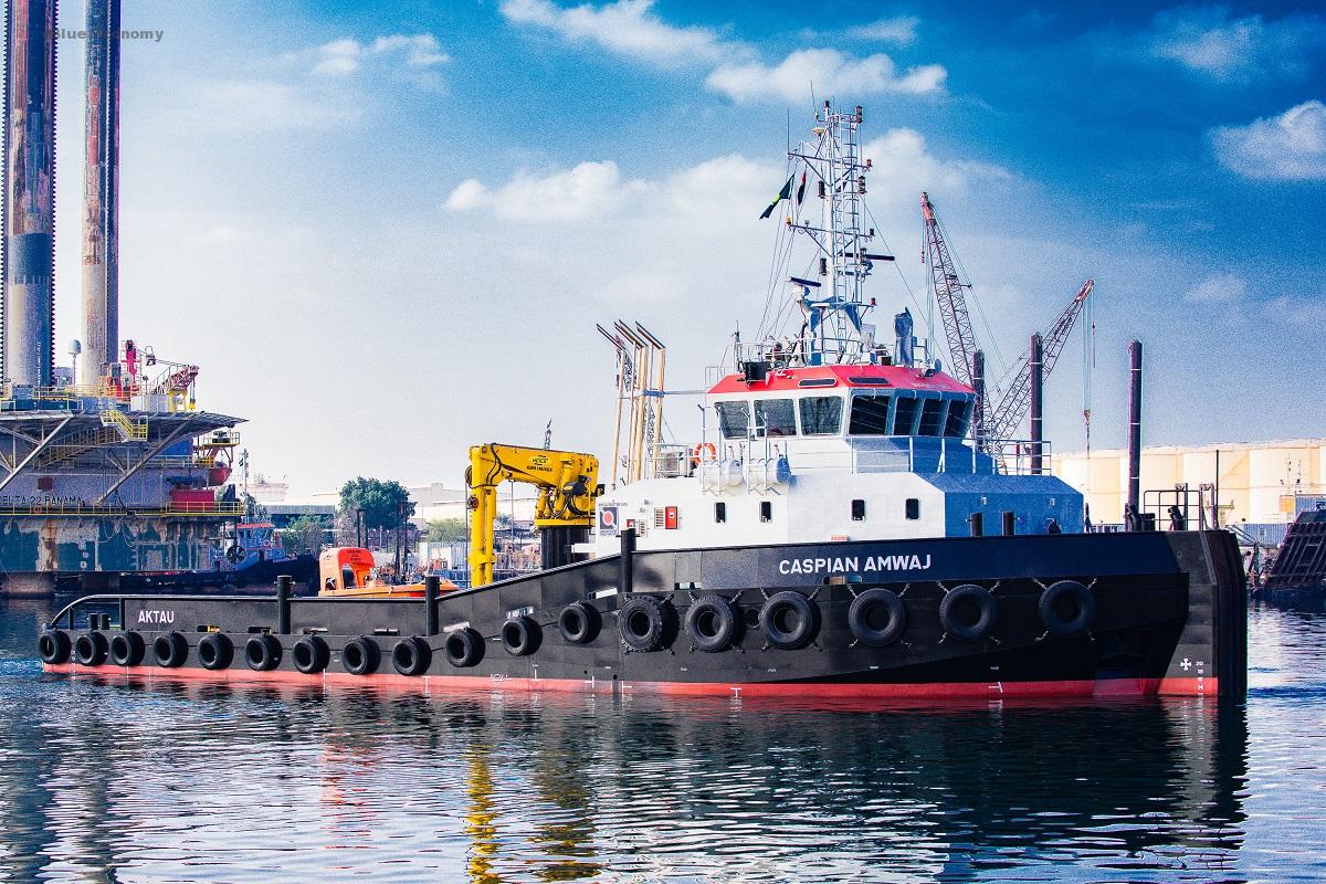 eBlue_economy_Damen Shoalbuster 3815 SD delivered to Caspian Offshore Construction