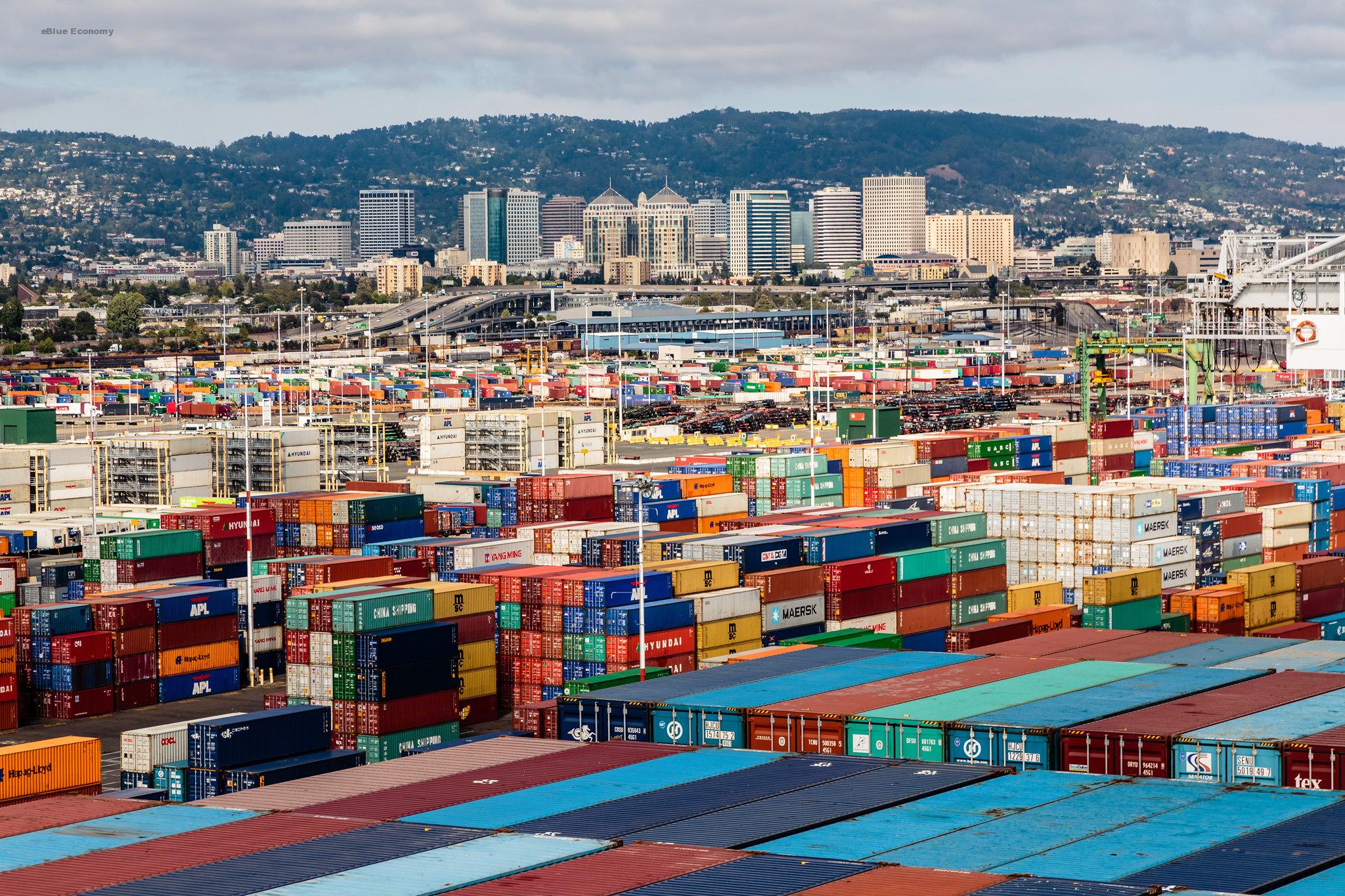 eBlue_economy_Port of Oakland import volume up 8% the first 11 months of 2021