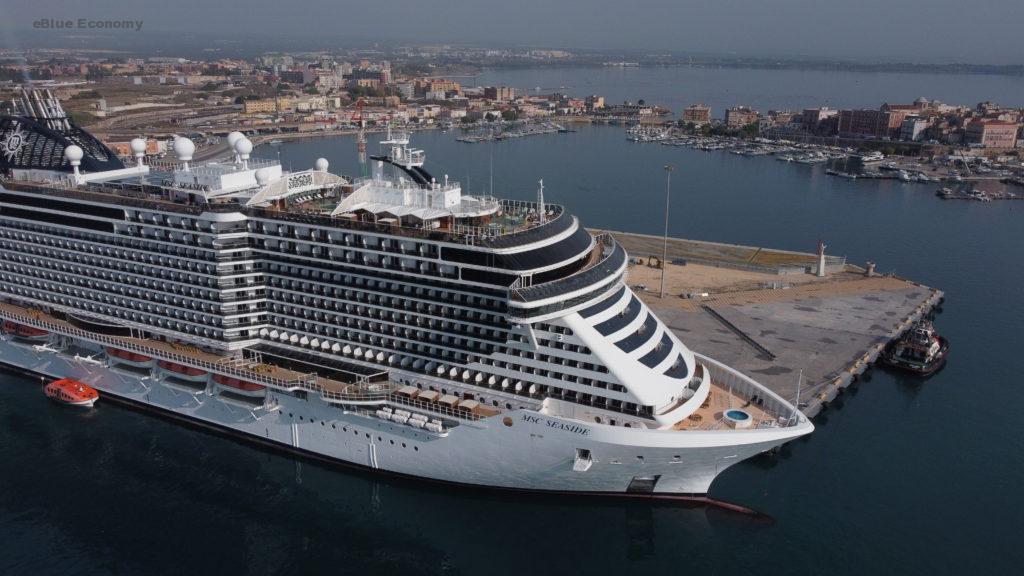 eBlue_economy_The cruise season 2021 of the port of Taranto ends with the last call of the MSC SEASIDE