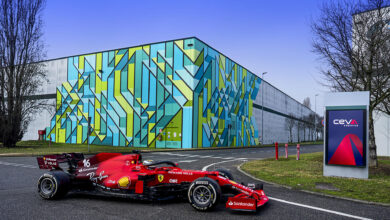 eBlue_economy_ Partnership with Scuderia Ferrari providing logistics support for Ferrari racing activities