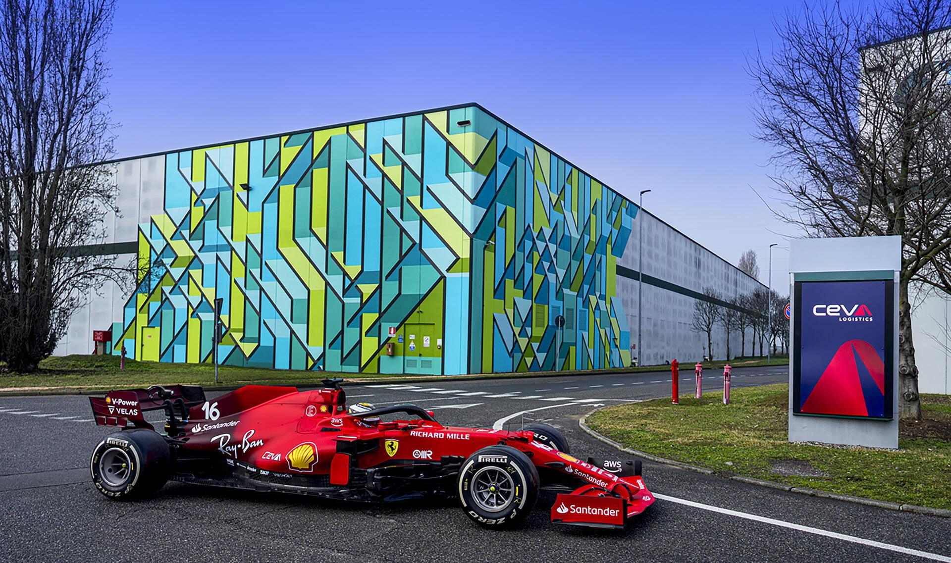eBlue_economy_ Partnership with Scuderia Ferrari providing logistics support for Ferrari racing activities