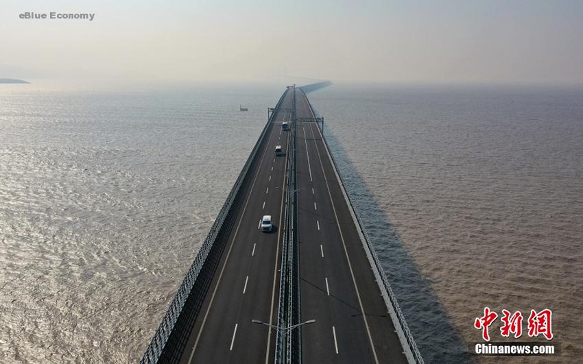 eBlue_economy_افتتاح أكبر جسر رابط بين الجزر في الصين
