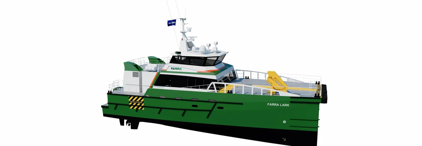 eBlue_economy_Damen Fast Crew Supplier 2710 for growing Irish fleet
