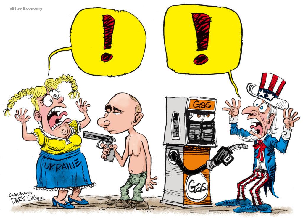 eBlue_economy_from the world Cartoon Putin invasion of Ukrane