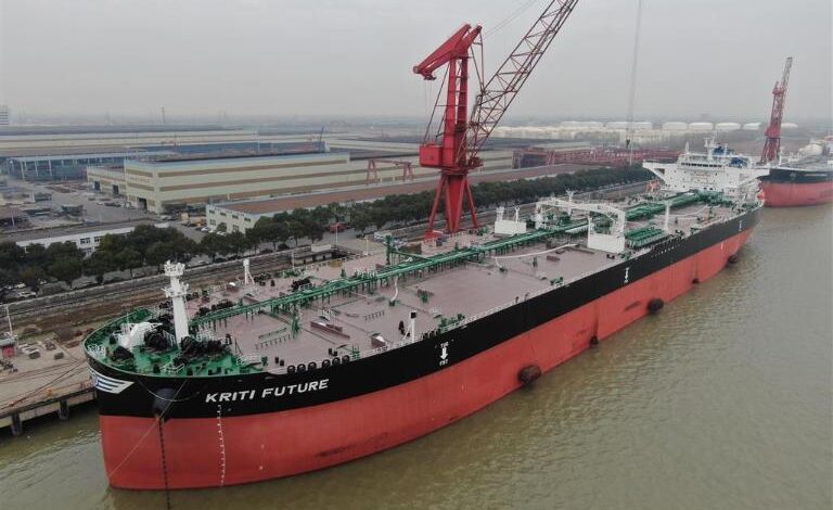 eBlue_economy_KRITI FUTURE First Crude Oil Tanker in the world Crossed Suez Canal