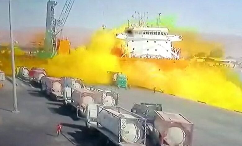 _eBlue_economy_Toxic gas leak at Jordan's Aqaba port kills 13, injures hundreds