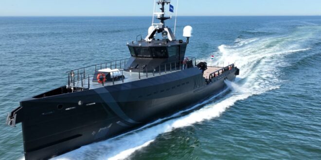 eblue_economy_Damen Shipyards wins tender to supply high performance support vessel for Royal Navy’s NavyX innovation team