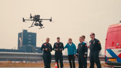 eBlue_economy_Demonstration with drones for safe integration into Rotterdam airspace