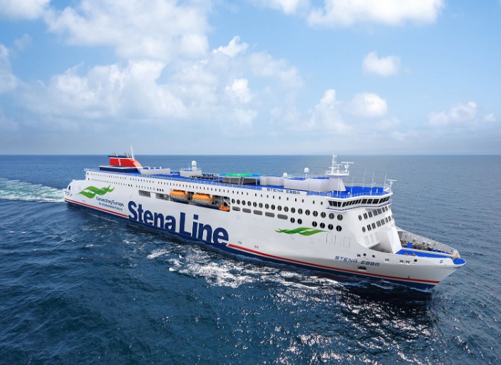 eBlue_economy_Stena Ebba, Stena Line’s 5th E-Flexer, heads for the Baltic Sea